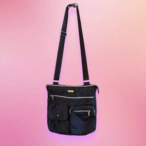 Baggallini Black Modern Everywhere Crossbody Shoulder‎ Tote Bag Adjustable Strap